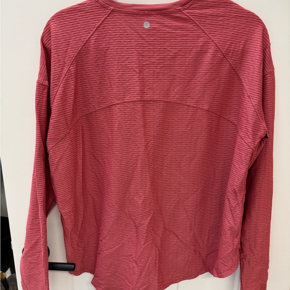 Calia Pink Ribbed Top - Picture 2 of 3